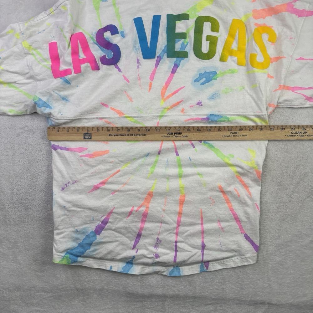 Disney Spirit Jersey Las Vegas Tie Dye Long Sleeve Graphic Shirt Men's Medium - Picture 5 of 7